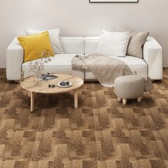 vidaXL põrandavaiba plaadid 20 tk, 5 m², pruun цена и информация | Ковры | kaup24.ee