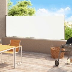 vidaXL lahtitõmmatav terrassi külgsein, 200 x 500 cm, kreemjas цена и информация | Зонты, маркизы, стойки | kaup24.ee