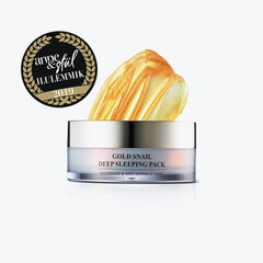 Gold Snail Deep Sleeping Pack Öömask teolima ja 24K kullaga, 100g hind ja info | Näomaskid, silmamaskid | kaup24.ee