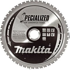 Пильный диск SPECIALIZED 270X2.4X30мм 0° T60 Makita B-17681 Т.К.Т. цена и информация | Запчасти для садовой техники | kaup24.ee