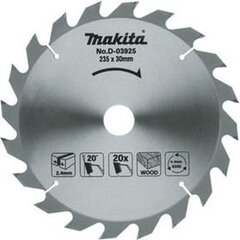 Пильный диск 185Х2Х30 мм 20° T16 Makita D-03903 Т.К.Т. цена и информация | Запчасти для садовой техники | kaup24.ee