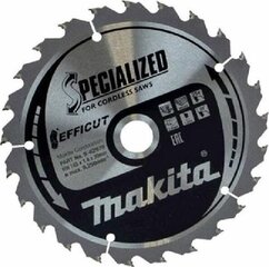 Пильный диск Makita B-62979 Т.К.Т. EFFICUT, 165х1.4х20 мм 23° T25 цена и информация | Запчасти для садовой техники | kaup24.ee