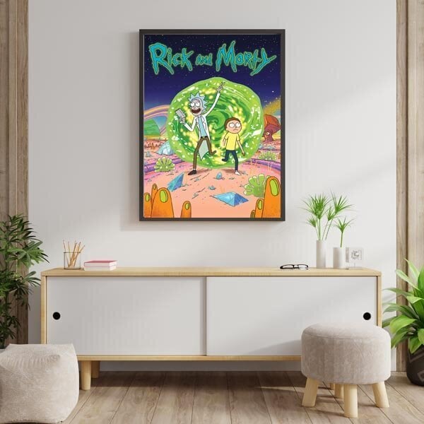 Rick ja Morty portaal – plakat 61 x 91,5 cm hind ja info | Fännitooted mänguritele | kaup24.ee