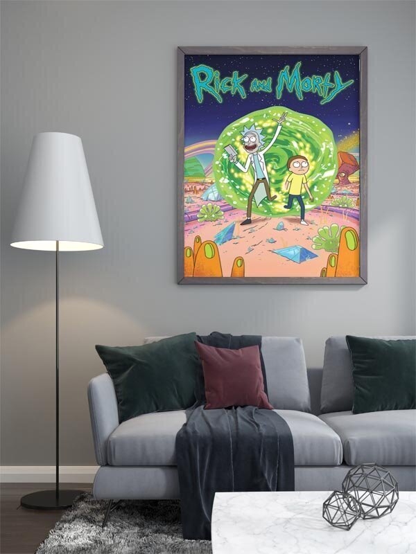 Rick ja Morty portaal – plakat 61 x 91,5 cm hind ja info | Fännitooted mänguritele | kaup24.ee