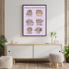 Pusheen Reasons to be a Cat – plakat 61 x 91,5 cm hind ja info | Seinapildid | kaup24.ee