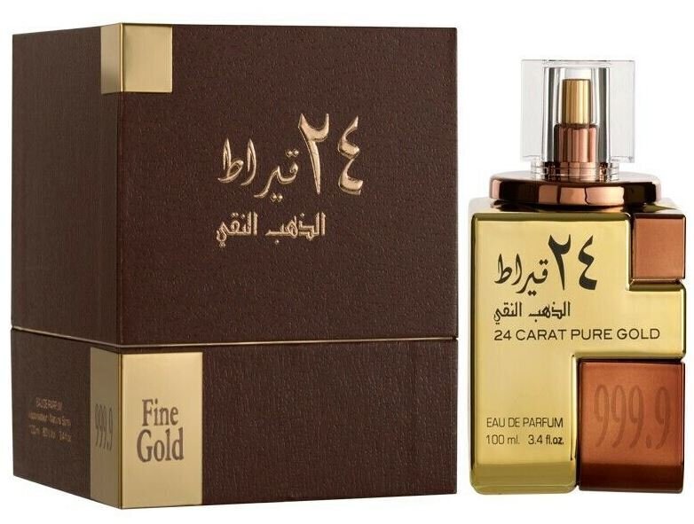Tualettvesi meestele 24 Carat Pure Gold Lattafa, 100 ml hind ja info | Meeste parfüümid | kaup24.ee