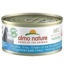 Almo Nature HFC Natural, kassidele, Atlandi tuunikala, 70 g hind ja info | Konservid kassidele | kaup24.ee