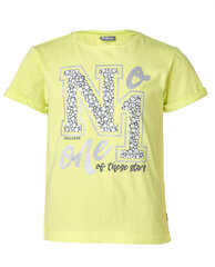 Желтая футболка с декором с блестящим напылением для девочек Gulliver цена и информация | Рубашки для девочек | kaup24.ee