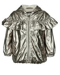 Золотистая ветровка с рюшей для девочек Gulliver цена и информация | Куртки, пальто для девочек | kaup24.ee
