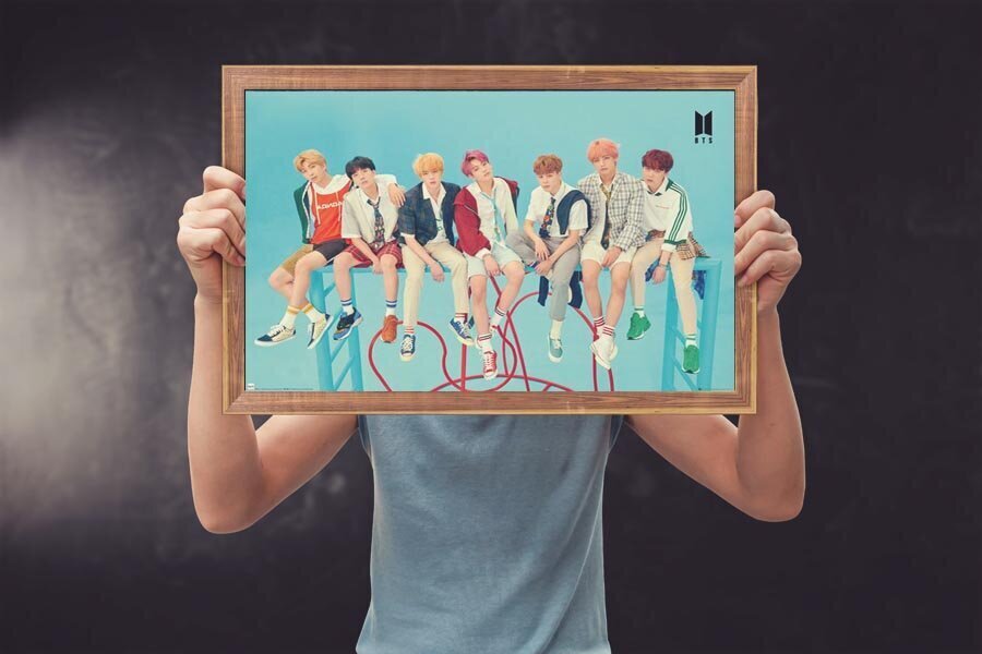 BTS-i kompositsioon - plakat 91,5 x 61 cm цена и информация | Seinapildid | kaup24.ee