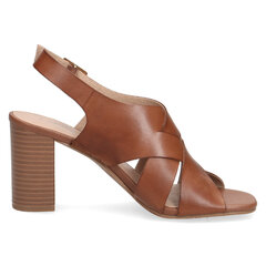 Naiste kõrge kontsaga sandaalid Caprice, pruun hind ja info | Naiste sandaalid | kaup24.ee