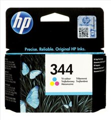 HP No.344 Tindikassett/3 värvi (14ml) seadmetele 325/375/8150 Deskjet 5740/6540 (450 pgs 5%) hind ja info | Tindiprinteri kassetid | kaup24.ee