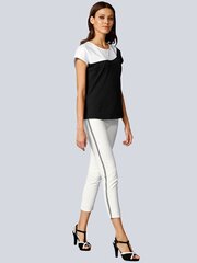 Женские брюки Alba Moda 471-1147, белые цена и информация | Штаны женские | kaup24.ee