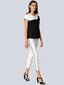 Naiste püksid Alba Moda 471-1147, valge hind ja info | Naiste püksid | kaup24.ee