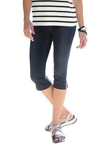Naiste lühikesed teksapüksid Alba Moda 537-1231, hall hind ja info | Naiste lühikesed püksid | kaup24.ee