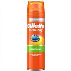 Raseerimisgeel Gillette Fusion Ultra Sensitive 200 ml цена и информация | Косметика и средства для бритья | kaup24.ee