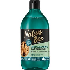 Šampoon meestele Nature Box For Men 3in1 385 ml hind ja info | Šampoonid | kaup24.ee