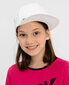 Tüdrukute pesapallimüts Gulliver, valge, 56 x 58 cm hind ja info | Tüdrukute mütsid, sallid, kindad | kaup24.ee