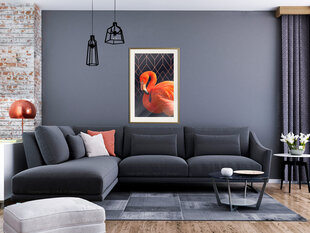 Poster - Orange Flamingo hind ja info | Seinapildid | kaup24.ee