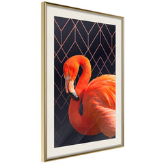 Poster - Orange Flamingo hind ja info | Seinapildid | kaup24.ee