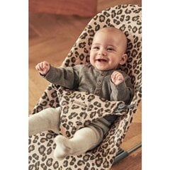 Lamamistool Babybjorn Bliss Cotton, 6075, beeži värvi leopardi muster цена и информация | Шезлонги и качели | kaup24.ee