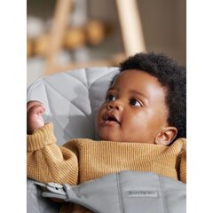 Лежак Babybjorn Bliss Cotton, 006124, серый цена и информация | Шезлонги и качели | kaup24.ee