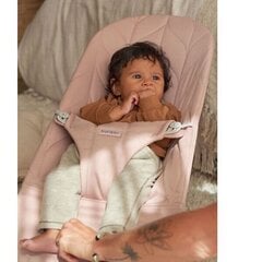 Детский шезлонг Babybjorn Bliss Cotton, 006122, розовый цена и информация | Шезлонги и качели | kaup24.ee