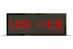 Led-ekraan, 96 x 32 cm, Led-id punased, väljas hind ja info | Valgustahvlid | kaup24.ee
