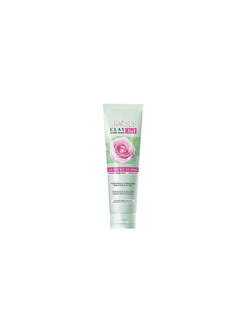 Savist puhastav mask rasusele nahale Roosid Akne Abi (Clay Scrub Mask) 150 ml hind ja info | Näomaskid, silmamaskid | kaup24.ee