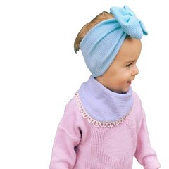 Käsitsi valmistatud sall, sinine hind ja info | Imikute mütsid, sallid, kindad | kaup24.ee