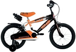 Poiste jalgratas 14" Volare Sportivo, Neoon/oranž/must hind ja info | Jalgrattad | kaup24.ee