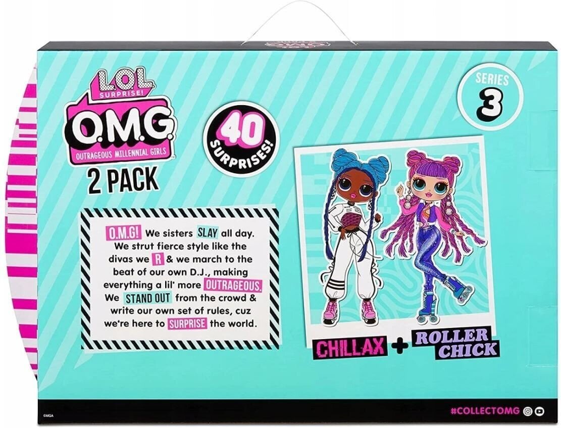 Nukukomplekt L.O.L Suprise Omg S3 Rllr Chick цена и информация | Tüdrukute mänguasjad | kaup24.ee