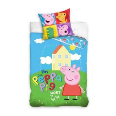 Laste voodipesukomplekt Peppa Pig 150 x 210, padjapüür 50 x 60 hind ja info | Beebide ja laste voodipesu | kaup24.ee