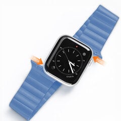 Магнитный ремешок для часов Dux Ducis для Apple Watch 7 / 6 / 5 / 4 / 3 / 2 / SE 45 / 44 / 42 мм, cиний цена и информация | Аксессуары для смарт-часов и браслетов | kaup24.ee