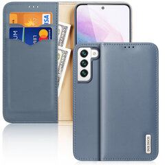 Чехол из натуральной кожи Dux Ducis Hivo для Samsung Galaxy S22, синий цена и информация | Чехлы для телефонов | kaup24.ee