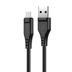 Кабель Acefast C3-09 - USB и MicroUSB - 2,4 А, 1,2 метра, черный цена и информация | Кабели для телефонов | kaup24.ee