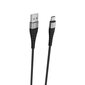 Kaabel Borofone BX32 Munificent - USB-tüüpi C - 5A, 1 meeter, must hind ja info | Mobiiltelefonide kaablid | kaup24.ee