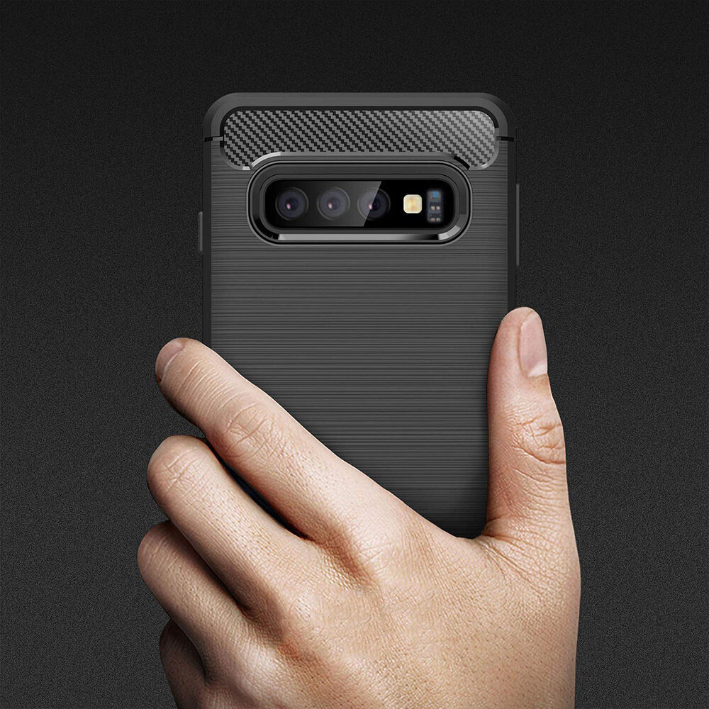 Telefoni ümbris Carbon, Samsung Galaxy A53 5G, must hind ja info | Telefoni kaaned, ümbrised | kaup24.ee
