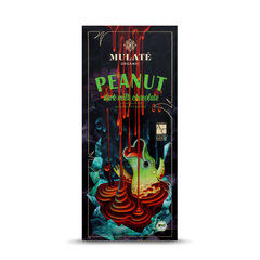 Экологический молочный шоколад MULATE PEANUT, 80 г цена и информация | Сладости | kaup24.ee