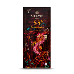 Ökoloogiline tume šokolaad Mulate 88, 80 g hind ja info | Maiustused | kaup24.ee