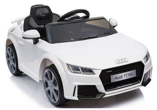 Audi TT RS 12v, valge hind ja info | Laste elektriautod | kaup24.ee