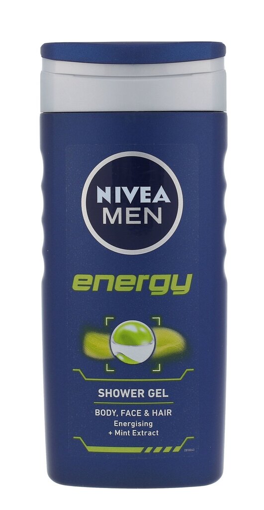 Nivea Men Energy dušigeel meestele 250 ml hind ja info | Dušigeelid, õlid | kaup24.ee