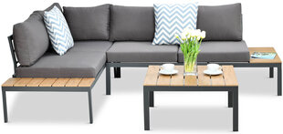 Комплект садовой мебели Freemont, темно серый цена и информация | Комплекты уличной мебели | kaup24.ee