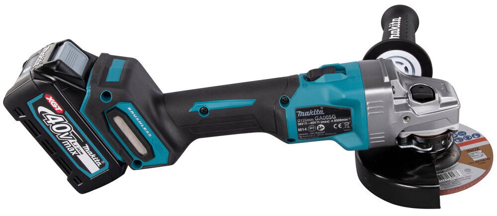 Akunurklihvija XGT®, 40 V Max GA005GM201 Makita hind ja info | Lihvmasinad ja ketaslõikurid | kaup24.ee