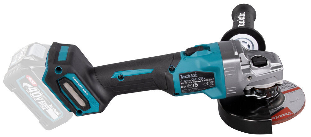 Akunurklihvija XGT®, 40 V Max GA005GZ Makita цена и информация | Lihvmasinad ja ketaslõikurid | kaup24.ee