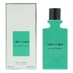 Tualettvesi Carven Vetiver EDT meestele 50 ml hind ja info | Meeste parfüümid | kaup24.ee