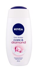 Крем для душа Nivea Care & Diamond, 250 мл цена и информация | Масла, гели для душа | kaup24.ee