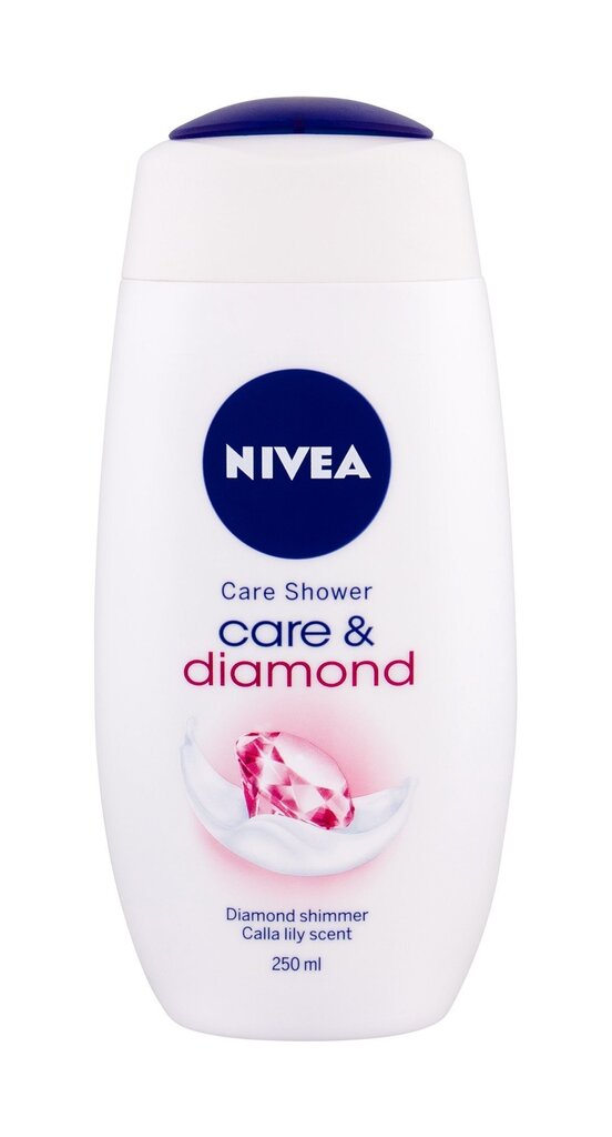 Nivea Care & Diamond dušikreem 250 ml цена и информация | Dušigeelid, õlid | kaup24.ee