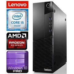 Lenovo M83 SFF i5-4460 16GB 480SSD+1TB R5-340 2GB WIN10PRO/W7P [refurbished] цена и информация | Стационарные компьютеры | kaup24.ee