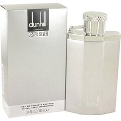 Tualettvesi Dunhill Desire Silver EDT meestele 100 ml цена и информация | Мужские духи | kaup24.ee